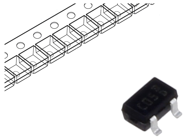 Diode: TVS netwerk; 39V; 3A; 170W; tweerichtings-,dubbel; rol,band Diode: TVS netwerk; 39V; 3A; 170W; tweerichtings-,dubbel; rol,band